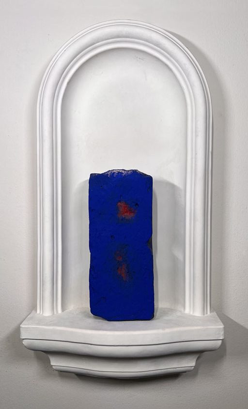 installation art, our lady of the bricks by aka lange